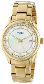 腕時計 タイメックス レディース T2P1489J Timex Women's T2P1489J Classic Gold-Tone Stainless Steel Bracelet Watch腕時計 タイメックス レディース T2P1489J