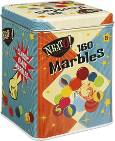 ボードゲーム 英語 アメリカ 海外ゲーム 5926 Neato! Classics 160 Marbles In A Tin Box by Toysmith - Retro Nostalgia Glass Shooter, Marble Games Are Timeless Play For Kids - Boys & Girlsボードゲーム 英語 アメリカ 海外ゲーム 5926