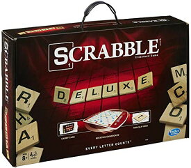 ボードゲーム 英語 アメリカ 海外ゲーム A8769 Scrabble Game Deluxe Edition Letter Tiles Board Game, Family Board Games for Adults and Kids, Word Games for 2-4 Players, Ages 8+ボードゲーム 英語 アメリカ 海外ゲーム A8769