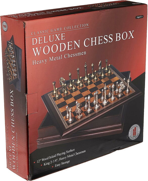 楽天市場】メタルチェスセット Chess クラシックゲームコレクション 