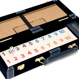 ボードゲーム 英語 アメリカ 海外ゲーム 1937 Bello Games New York, Inc. Spring Street Deluxe Designer Rummy Game Set with Wooden Racks and Large Size Numbersボードゲーム 英語 アメリカ 海外ゲーム 1937