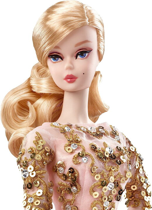 楽天市場】【即納】バービー人形 Barbie ブラッシュ＆ゴールド 