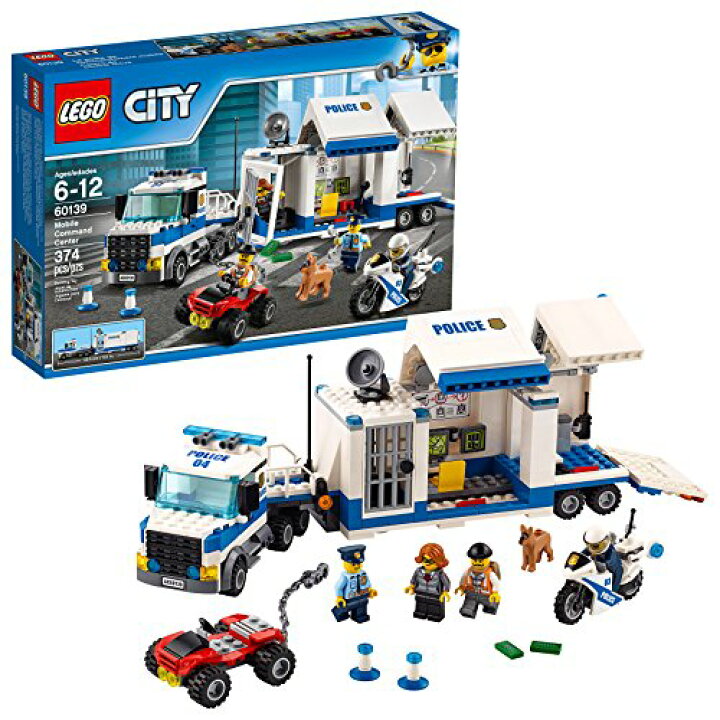 楽天市場】レゴ シティ 6174395 LEGO City Police Mobile Command Truck 60139 Toy, Cop Motorbike and ATV Play Set for Boys and Girls Aged 6 to 12 (374 Pieces)レゴ シティ 6174395 : angelica