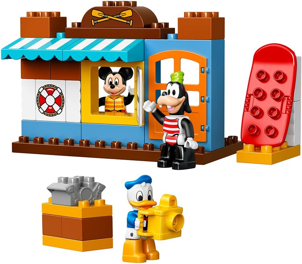 正規販売店 Junior Disney Duplo Lego デュプロ レゴ Mickey デュプロ Toddlers レゴ For Toys Block Building Large Pre Kindergarten Preschool House Beach Friends 知育パズル Www Fiat Com Py