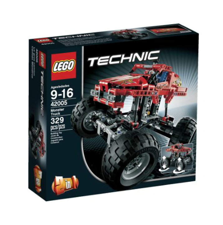 楽天市場】レゴ テクニック 42005 モンスタートラック 329ピース LEGO 