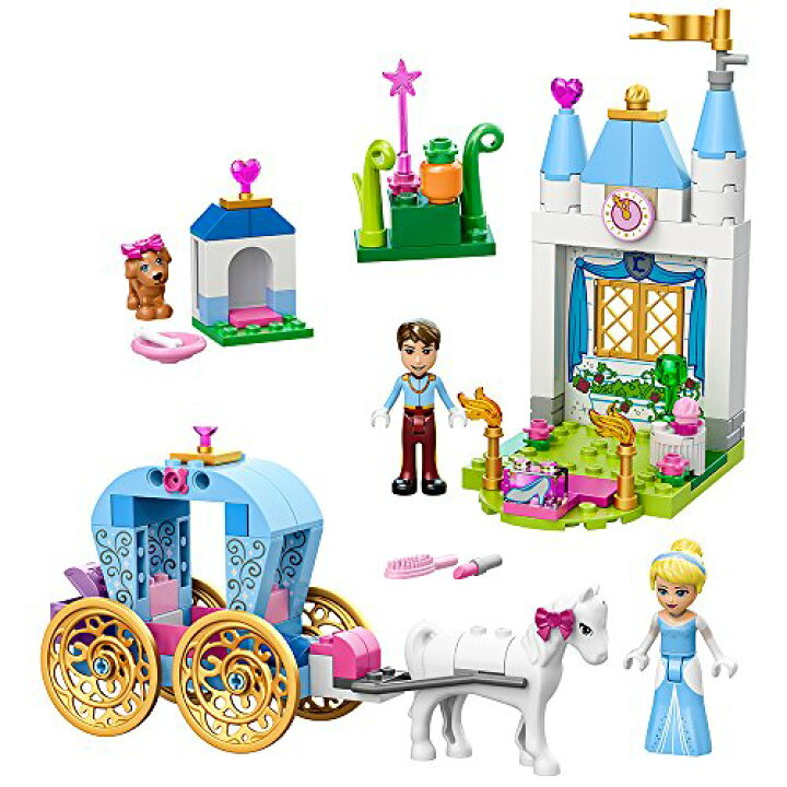 楽天市場 送料無料 レゴ ジュニア ディズニープリンセス シンデレラの馬車 116ピース Lego Juniors Angelica