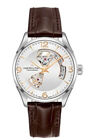 腕時計 ハミルトン メンズ Hamilton H32705551 Brown 42mm Stainless-Steel Jazzmaster Open Heart Auto Mens Watch腕時計 ハミルトン メンズ