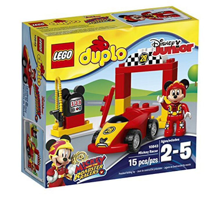 楽天市場 レゴ デュプロ 送料無料 Lego Duplo Brand Disney Mickey Racer Building Kit 15 Piece レゴ デュプロ Angelica