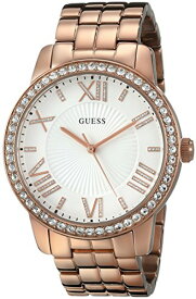 腕時計 ゲス GUESS レディース U0329L3 GUESS Women's U0329L3 Dazzling Oversized Rose Gold-Tone Watch with Genuine Crystals腕時計 ゲス GUESS レディース U0329L3