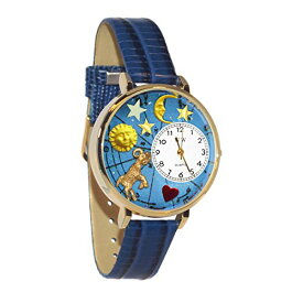 腕時計 気まぐれなかわいい プレゼント クリスマス ユニセックス WHIMS-G1810003 Whimsical Gifts Aries Zodiac Astrology Sign 3D Watch | Gold Finish | Unique Fun Novelty | Handmade腕時計 気まぐれなかわいい プレゼント クリスマス ユニセックス WHIMS-G1810003