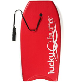 ボディボード マリンスポーツ 325.RD Lucky Bums Boogie Board for Kids and Adults - Body Boards for Beach, River, & Lake, Mini Wakeboard with EPS Core Slick Bottom and Leash, Red, 41-inchボディボード マリンスポーツ 325.RD