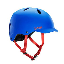 ウォーターヘルメット 安全 マリンスポーツ サーフィン ウェイクボード BB03EMCOB22 Bern Bandito Cycling Helmet for Kids, EPS Matte Cobalt Blue, S/Mウォーターヘルメット 安全 マリンスポーツ サーフィン ウェイクボード BB03EMCOB22