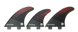 サーフィン フィン マリンスポーツ Shapers Surfboard Fins Carbon Hybrid Carv'n Series 6 Fin Set (Red (Medium), FCS)サーフィン フィン マリンスポーツ
