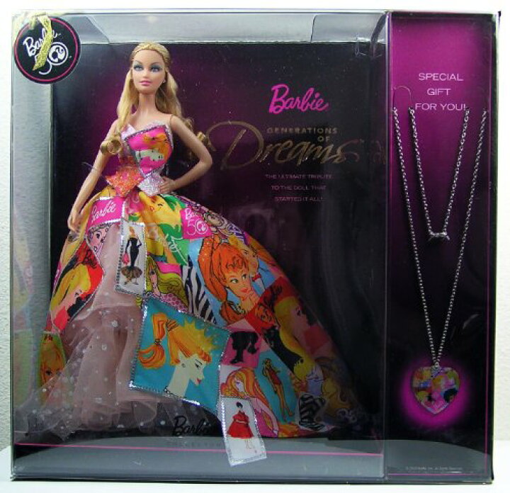 楽天市場】バービー Barbie 50周年記念 Generation of Dreams 