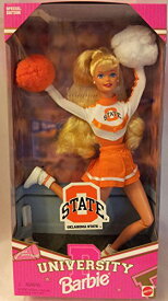 バービー バービー人形 大学 大学生 チアリーダー Barbie University Oklahoma State University Cheerleader Doll 1997 Mattel #17752バービー バービー人形 大学 大学生 チアリーダー