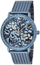 腕時計 ゲス GUESS レディース W0822L3 GUESS Womens Analogue Quartz Watch with Stainless Steel Strap W0822L3, Blue, Bracelet腕時計 ゲス GUESS レディース W0822L3