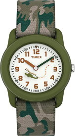 腕時計 タイメックス メンズ T78141 Timex Boys T78141 Time Machines Green Camo Elastic Fabric Strap Watch腕時計 タイメックス メンズ T78141