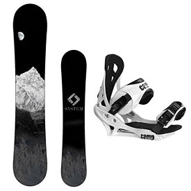 スノーボード ウィンタースポーツ キャンプセブン 2017年モデル2018年モデル多数 System MTN Snowboard with Summit Bindings Men's Snowboard Package (138 cm)スノーボード ウィンタースポーツ キャンプセブン 2017年モデル2018年モデル多数