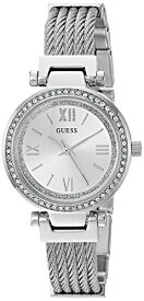 腕時計 ゲス GUESS レディース U1009L1 GUESS Women's Quartz Watch with Stainless-Steel Strap, Silver (Model: U1009L1)腕時計 ゲス GUESS レディース U1009L1