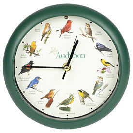 壁掛け時計 インテリア インテリア 海外モデル アメリカ AUD8 Mark Feldstein & Associates Audubon Singing Bird Wall/Desk Clock, 8 Inch壁掛け時計 インテリア インテリア 海外モデル アメリカ AUD8