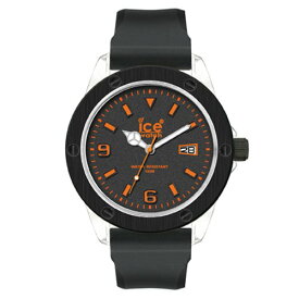 腕時計 アイスウォッチ メンズ かわいい XX.OE.XX.R.09 Ice-Watch Men's XX.OE.XX.R.09 XXL Collection Orange Dial Black Rubber Strap Watch腕時計 アイスウォッチ メンズ かわいい XX.OE.XX.R.09