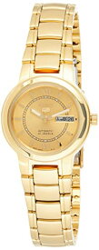 腕時計 セイコー レディース SYME58 Seiko Women's SYME58 Seiko 5 Automatic Gold Dial Gold-Tone Stainless Steel Watch腕時計 セイコー レディース SYME58