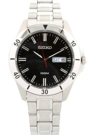腕時計 セイコー メンズ SGGA75 Seiko Men's Black Dial Silver Toned Stainless Steel Watch SGGA75腕時計 セイコー メンズ SGGA75
