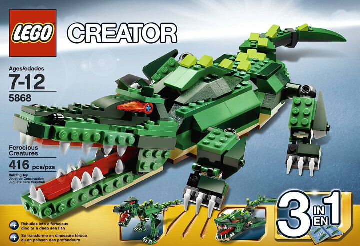 楽天市場】レゴ クリエイター 5868 わに ワニ 416ピース LEGO CREATOR 