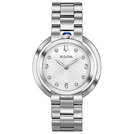 腕時計 ブローバ レディース Bulova Ladies' Rubaiyat Diamond Dial Stainless Steel 2-Hand Quartz Watch, Diamond Dial and Sapphire Crystal Style: 96P184腕時計 ブローバ レディース