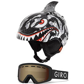 スノーボード ウィンタースポーツ 海外モデル ヨーロッパモデル アメリカモデル Giro Launch Kids Snow Helmet Goggle Combo Black Tiger Shark/Black Zoom XS (48.5-52CM)スノーボード ウィンタースポーツ 海外モデル ヨーロッパモデル アメリカモデル
