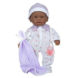 ジェーシートイズ 赤ちゃん おままごと ベビー人形 13108 JC Toys La Baby Boutique African American 11 inch Small Soft Body Baby Doll dressed in Purple for Children 12 Months and olderジェーシートイズ 赤ちゃん おままごと ベビー人形 13108