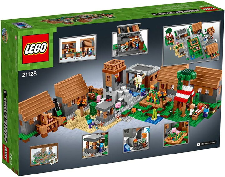 楽天市場 送料無料 レゴ Lego Minecraft マインクラフト 村 1600ピース Angelica
