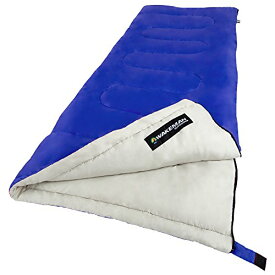 アウトドア キャンプ スリーピングバッグ アメリカ 75-CMP1024 Lightweight Sleeping Bag for Adults - Full Size Camping Gear with Insulated Filling and Polyester Shell - Adult Sleep Sack by Wakemaアウトドア キャンプ スリーピングバッグ アメリカ 75-CMP1024