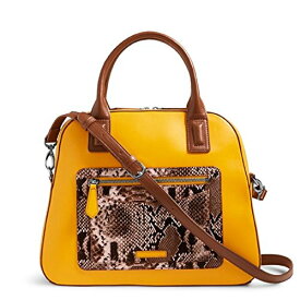 ヴェラブラッドリー ベラブラッドリー アメリカ フロリダ州マイアミ 日本未発売 Vera Bradley Women's Bowler Satchel Maize with Python Printヴェラブラッドリー ベラブラッドリー アメリカ フロリダ州マイアミ 日本未発売