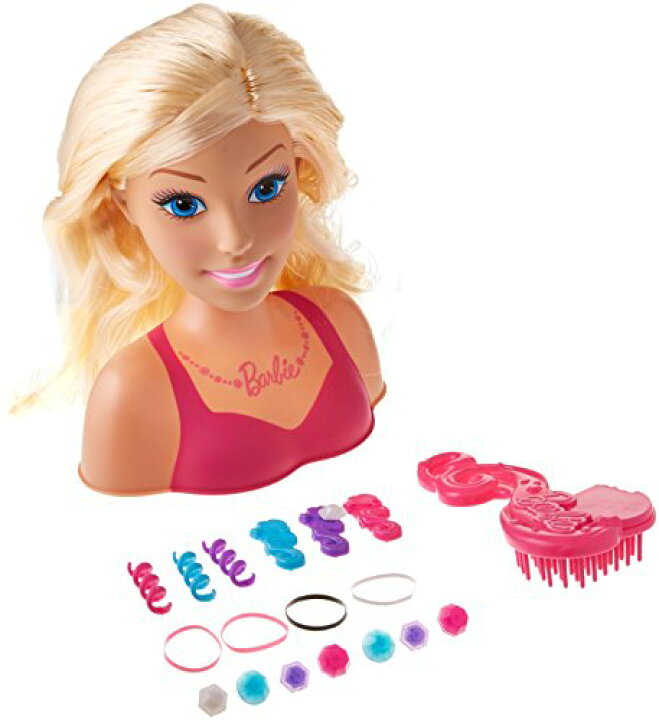 楽天市場】バービー Barbie スタイリングヘッド ブロンドヘア ヘア 