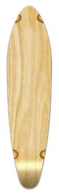 ロングスケートボード スケボー 海外モデル 直輸入 New Longboard KICKTAIL 70's Shape Skateboard Blank and Graphic Decks, Blank-Naturalロングスケートボード スケボー 海外モデル 直輸入