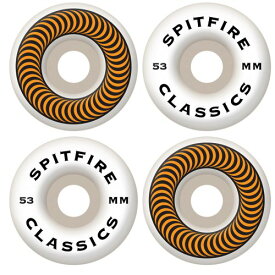 ウィール タイヤ スケボー スケートボード 海外モデル 2001000153 Spitfire Classic Series 53mm High Performance Skateboard Wheel (Set of 4)ウィール タイヤ スケボー スケートボード 海外モデル 2001000153