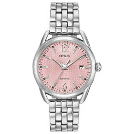 腕時計 シチズン 逆輸入 海外モデル 海外限定 Citizen Women's Eco-Drive Dress Classic Watch in Stainless Steel, Pink Dial, 36mm (Model: FE6080-71X)腕時計 シチズン 逆輸入 海外モデル 海外限定