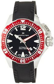 腕時計 ハミルトン メンズ Hamilton Khaki Navy Automatic Black Dial Men's Watch H77725335腕時計 ハミルトン メンズ