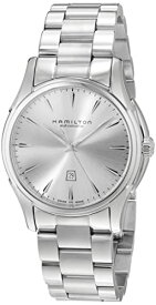 腕時計 ハミルトン メンズ Hamilton Jazzmaster Automatic Women's Watch, 34mm Stainless Steel Case, Swiss Made, Silver Dial Analog Wrist Watch for Women, 50m Waterproof, Sapphire Crystal, Stainless Steel Strap腕時計 ハミルトン メンズ