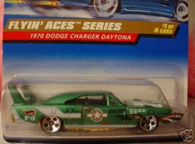 ホットウィール マテル ミニカー ホットウイール Hot Wheels Mattel 1998 1:64 Scale Flyin Aces Series Green 1970 Dodge Charger Daytona Die Cast Car 1/4ホットウィール マテル ミニカー ホットウイール