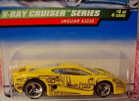 ホットウィール マテル ミニカー ホットウイール Hot Wheels Mattel 1999 X-Ray Cruiser Series Yellow Jaguar XJ220 4/4 1:64 Scaleホットウィール マテル ミニカー ホットウイール
