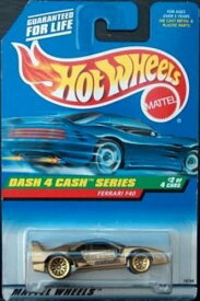 ホットウィール マテル ミニカー ホットウイール Hot Wheels 1998 Dash 4 Cash 1:64 Scale Gold Ferrari F40 Die Cast Car 2/4ホットウィール マテル ミニカー ホットウイール