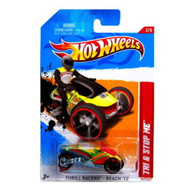 ホットウィール マテル ミニカー ホットウイール Hot Wheels 2012 Thrill Racers - Beach 2/5 Tri & Stop Me (Red, Green, Yellow, Rescue)ホットウィール マテル ミニカー ホットウイール