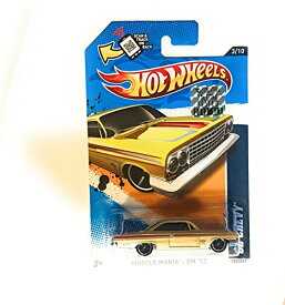 ホットウィール マテル ミニカー ホットウイール Hot Wheels '62 Chevy Bubble Top Metalflake Gold 2012 Muscle Mania GM Card 103ホットウィール マテル ミニカー ホットウイール