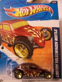 ホットウィール マテル ミニカー ホットウイール Hot Wheels Heat Fleet '11 9/10 Custom Volkswagen Beetle 99/244 Purple with Flamesホットウィール マテル ミニカー ホットウイール