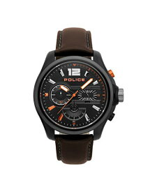 腕時計 ポリス メンズ Police Mens Chronograph Quartz Watch with Leather Strap PL.15403JSBU/02腕時計 ポリス メンズ