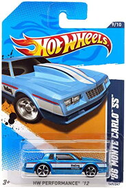 ホットウィール マテル ミニカー ホットウイール HOT WHEELS 2012 PERFORMANCE BLUE '86 MONTE CARLO SS 149/247ホットウィール マテル ミニカー ホットウイール