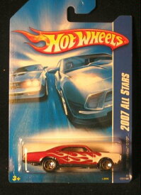 ホットウィール マテル ミニカー ホットウイール Hot Wheels 2007-137 All Stars 1967 Pontiac GTO RED w/White Flames 1:64 Scaleホットウィール マテル ミニカー ホットウイール
