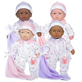 ジェーシートイズ 赤ちゃん おままごと ベビー人形 JC Toys 11" Lots to Love Babies - Set of 4ジェーシートイズ 赤ちゃん おままごと ベビー人形